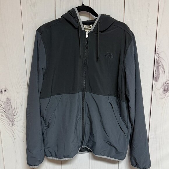 The North Face Men’s Mountain Sweatshirt Full Zip Hoodie – Medium, Gray, EUC - Picture 1 of 9